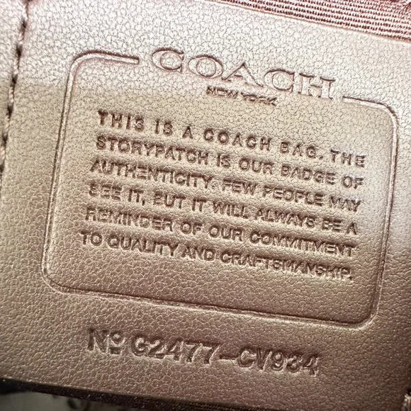 Coach Teri Refined Pebbled Leather Convertible Shoulder Bag NWT - Picture 16 of 16